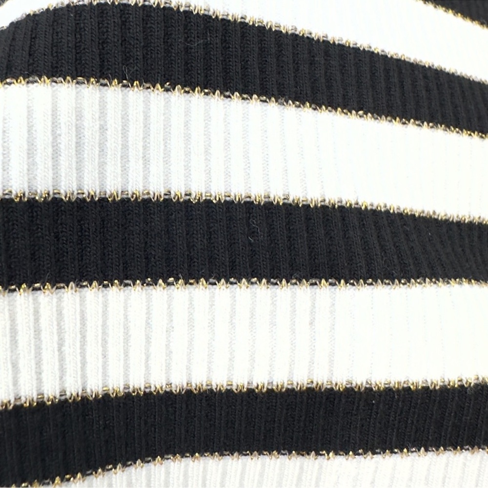 LNA Rilo Lurex Striped Top - Picture 3 of 5